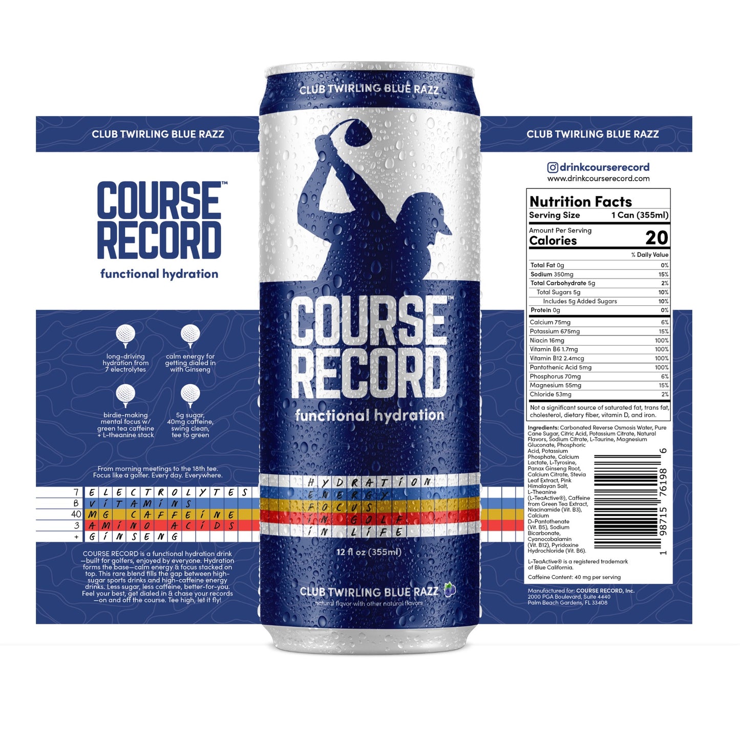 COURSE RECORD - functional hydration drink
