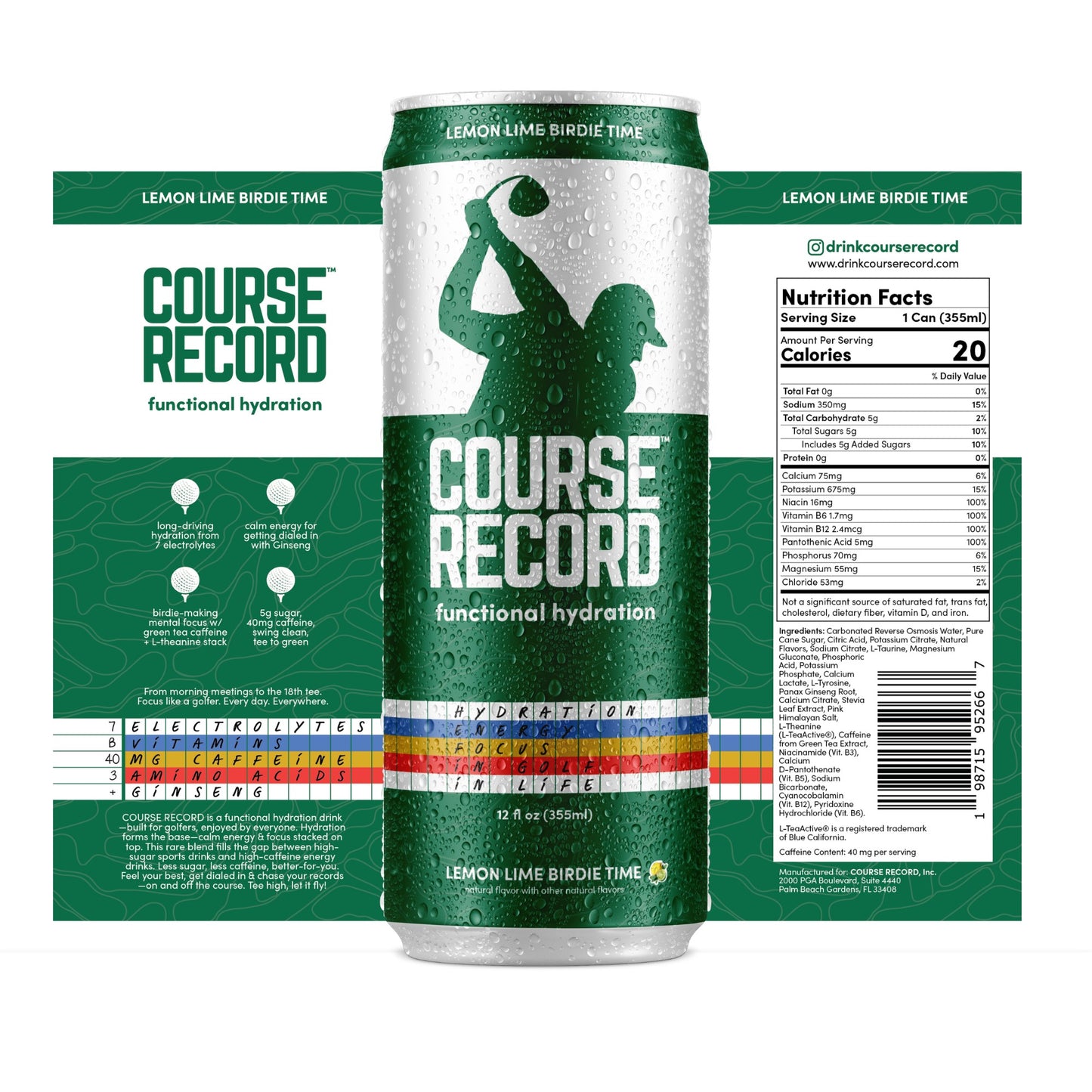 COURSE RECORD - functional hydration drink